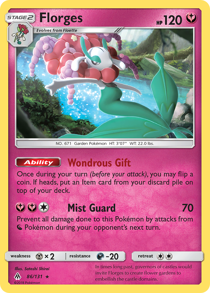 Florges (86/131) [Sun & Moon: Forbidden Light] | Jomio and Rueliete's Cards and Comics