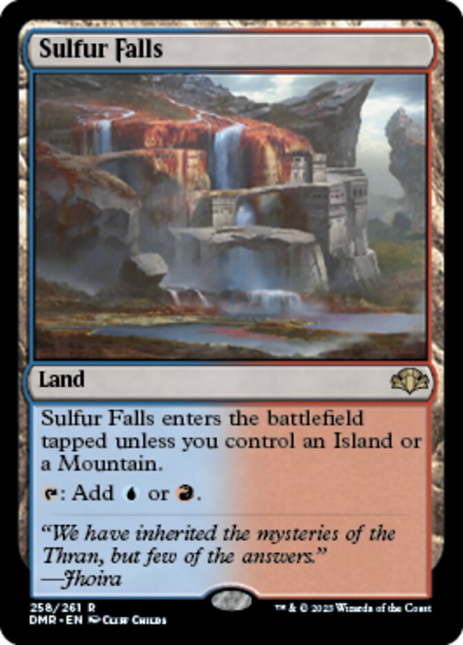 Sulfur Falls [Dominaria Remastered] | Jomio and Rueliete's Cards and Comics