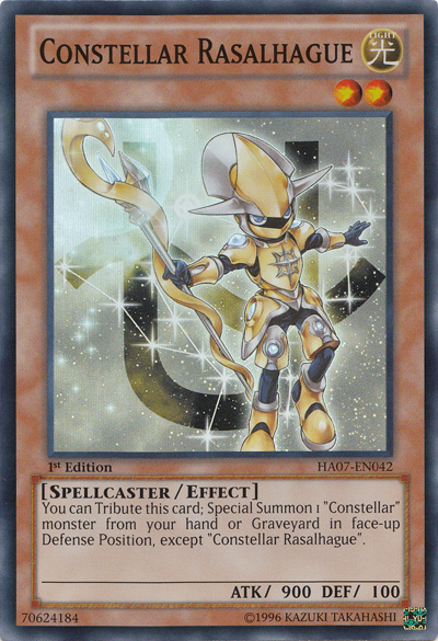 Constellar Rasalhague [HA07-EN042] Super Rare | Jomio and Rueliete's Cards and Comics