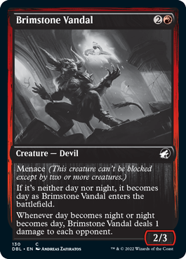 Brimstone Vandal [Innistrad: Double Feature] | Jomio and Rueliete's Cards and Comics