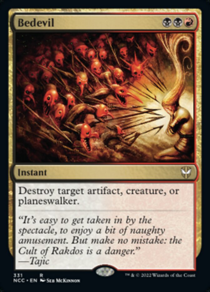 Bedevil [Streets of New Capenna Commander] | Jomio and Rueliete's Cards and Comics