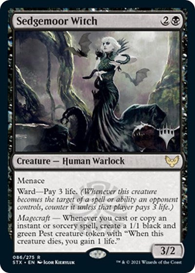 Sedgemoor Witch (Promo Pack) [Strixhaven: School of Mages Promos] | Jomio and Rueliete's Cards and Comics