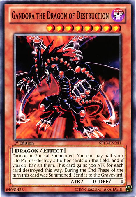 Gandora the Dragon of Destruction [SP13-EN041] Common | Jomio and Rueliete's Cards and Comics