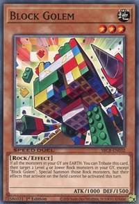 Block Golem [SBCB-EN032] Common | Jomio and Rueliete's Cards and Comics