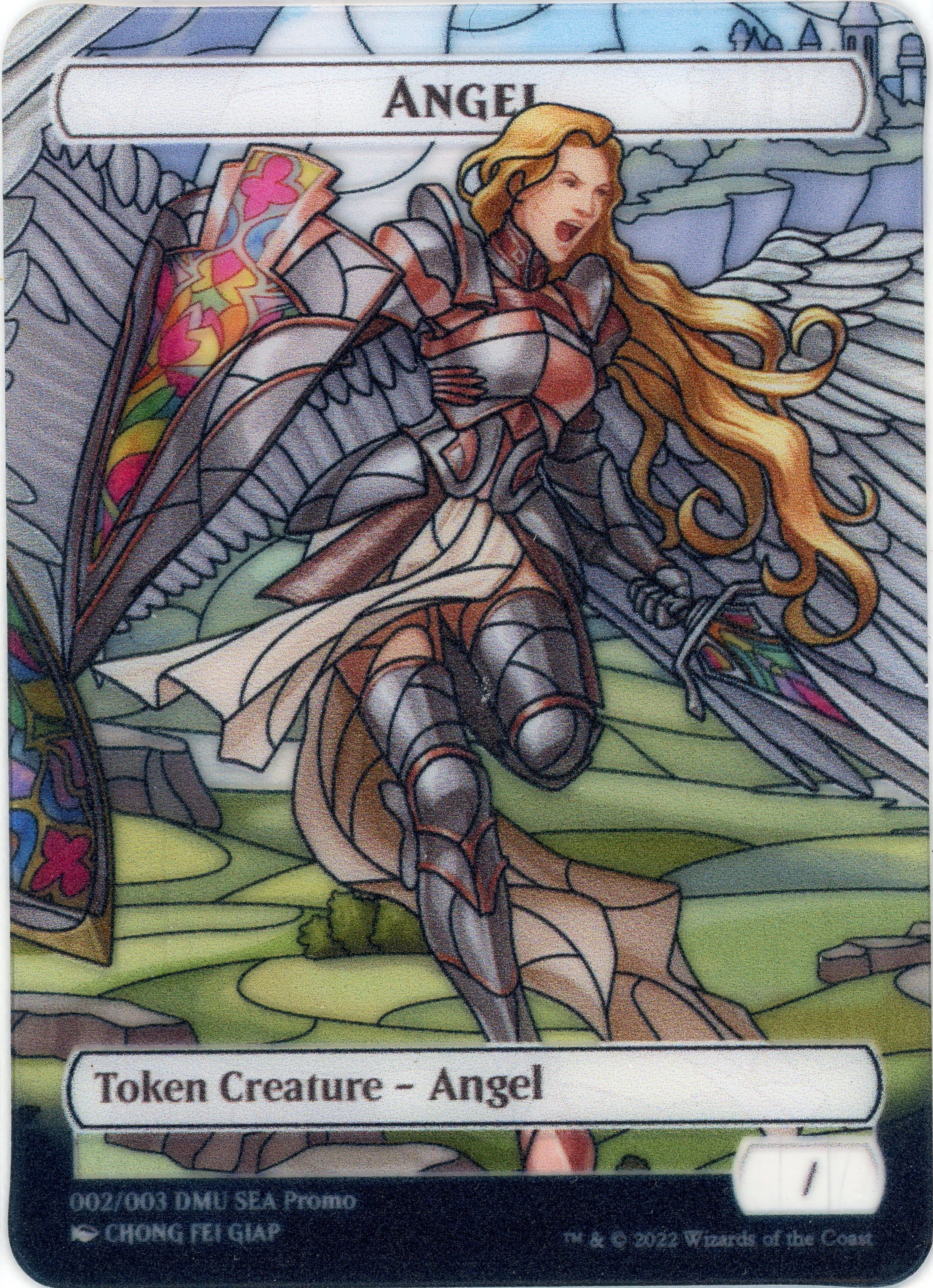 Angel Token (SEA Exclusive) [Dominaria United Tokens] | Jomio and Rueliete's Cards and Comics