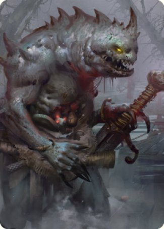 Gray Slaad Art Card [Commander Legends: Battle for Baldur's Gate Art Series] | Jomio and Rueliete's Cards and Comics