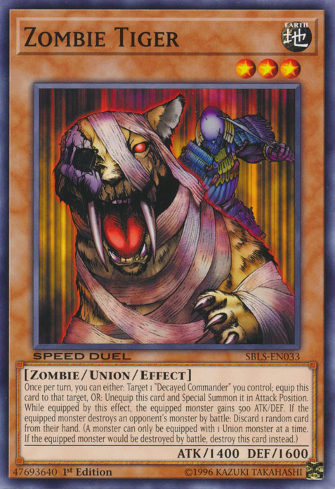 Zombie Tiger [SBLS-EN033] Common | Jomio and Rueliete's Cards and Comics