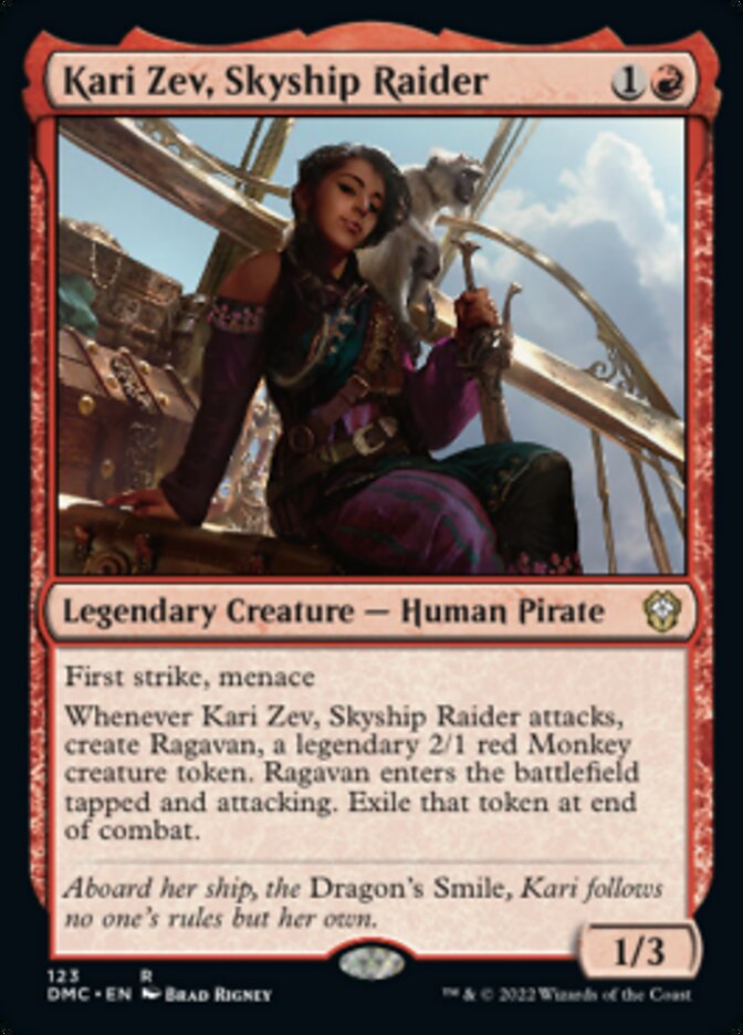 Kari Zev, Skyship Raider [Dominaria United Commander] | Jomio and Rueliete's Cards and Comics