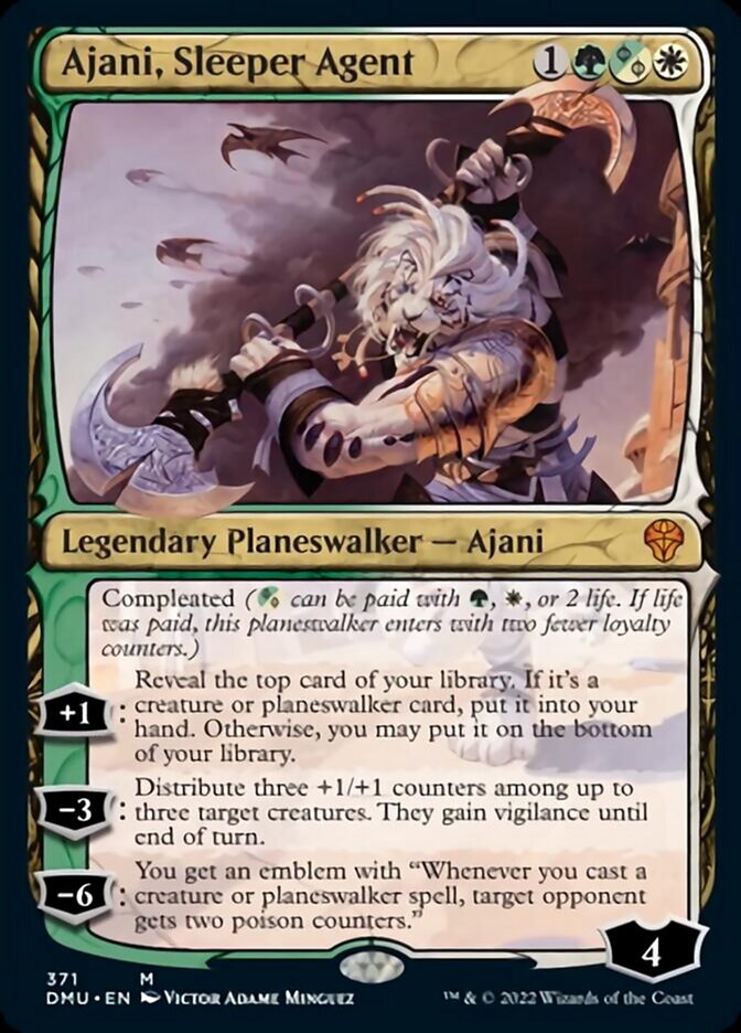 Ajani, Sleeper Agent (Showcase) [Dominaria United] | Jomio and Rueliete's Cards and Comics