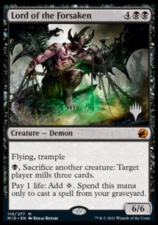 Lord of the Forsaken (Promo Pack) [Innistrad: Midnight Hunt Promos] | Jomio and Rueliete's Cards and Comics