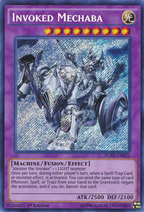 Invoked Mechaba [FUEN-EN032] Secret Rare | Jomio and Rueliete's Cards and Comics