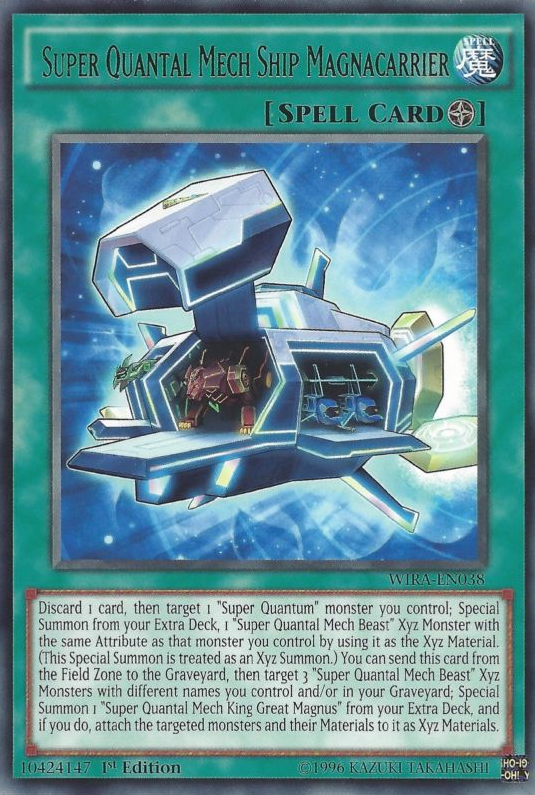 Super Quantal Mech Ship Magnacarrier [WIRA-EN038] Rare | Jomio and Rueliete's Cards and Comics