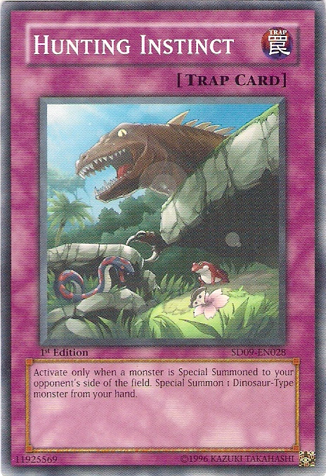 Hunting Instinct [SD09-EN028] Common | Jomio and Rueliete's Cards and Comics