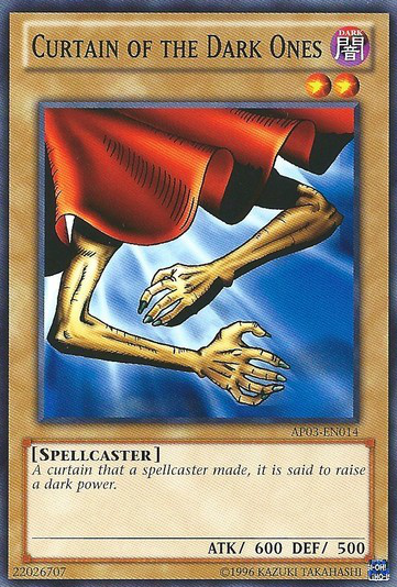 Curtain of the Dark Ones [AP03-EN014] Common | Jomio and Rueliete's Cards and Comics