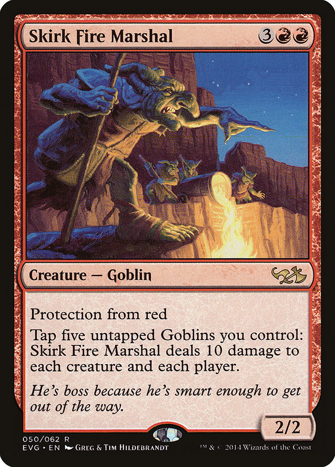 Skirk Fire Marshal (Elves vs. Goblins) [Duel Decks Anthology] | Jomio and Rueliete's Cards and Comics