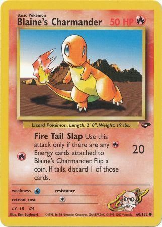 Blaine's Charmander (60/132) [Gym Challenge Unlimited] | Jomio and Rueliete's Cards and Comics