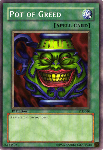 Pot of Greed [SYE-040] Common | Jomio and Rueliete's Cards and Comics
