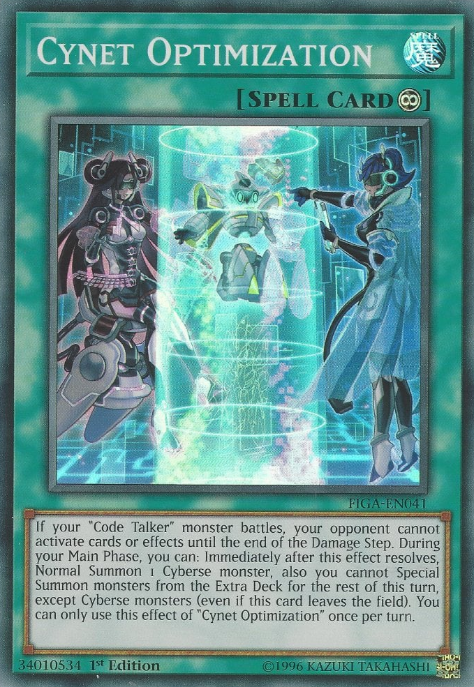 Cynet Optimization [FIGA-EN041] Super Rare | Jomio and Rueliete's Cards and Comics