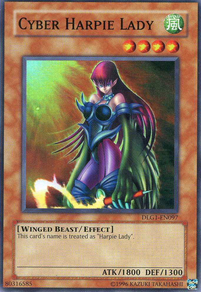 Cyber Harpie Lady [DLG1-EN097] Super Rare | Jomio and Rueliete's Cards and Comics