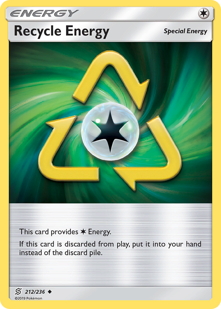 Recycle Energy (212/236) [Sun & Moon: Unified Minds] | Jomio and Rueliete's Cards and Comics