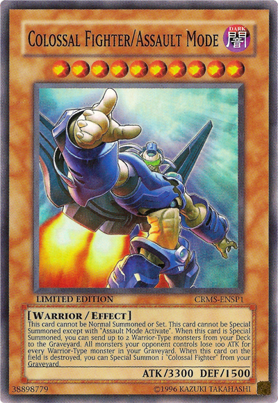 Colossal Fighter/Assault Mode [CRMS-ENSP1] Super Rare | Jomio and Rueliete's Cards and Comics