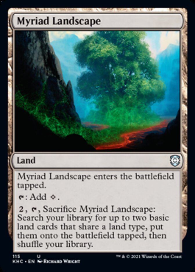Myriad Landscape [Kaldheim Commander] | Jomio and Rueliete's Cards and Comics