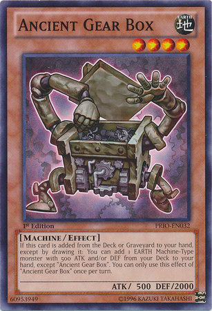 Ancient Gear Box [PRIO-EN032] Common | Jomio and Rueliete's Cards and Comics