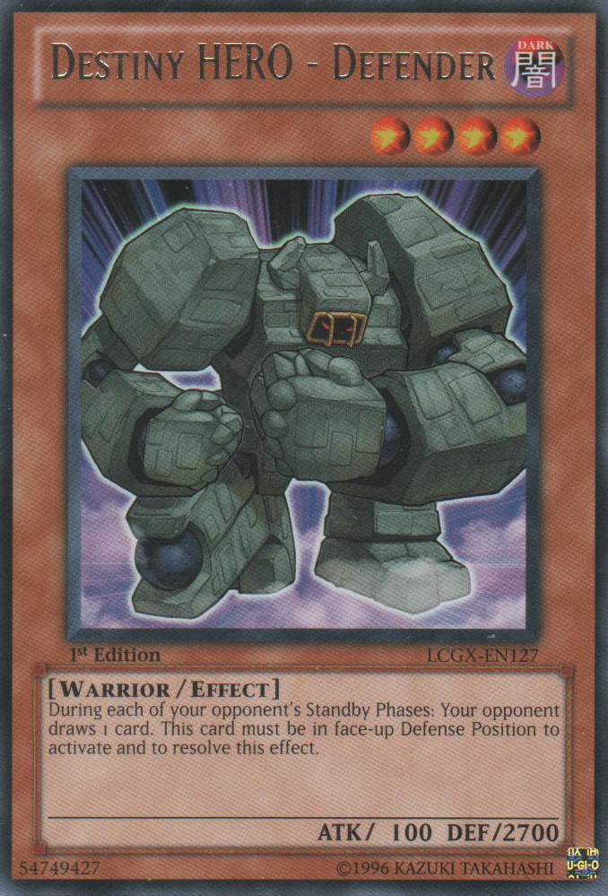 Destiny HERO - Defender [LCGX-EN127] Rare | Jomio and Rueliete's Cards and Comics