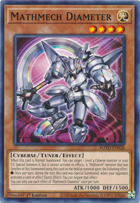 Mathmech Diameter [ROTD-EN028] Common | Jomio and Rueliete's Cards and Comics