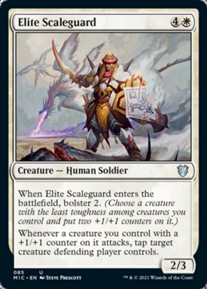 Elite Scaleguard [Innistrad: Midnight Hunt Commander] | Jomio and Rueliete's Cards and Comics