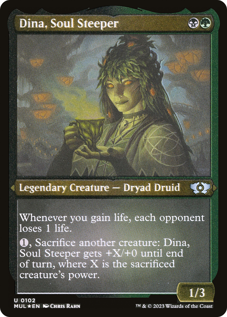 Dina, Soul Steeper (Foil Etched) [Multiverse Legends] | Jomio and Rueliete's Cards and Comics