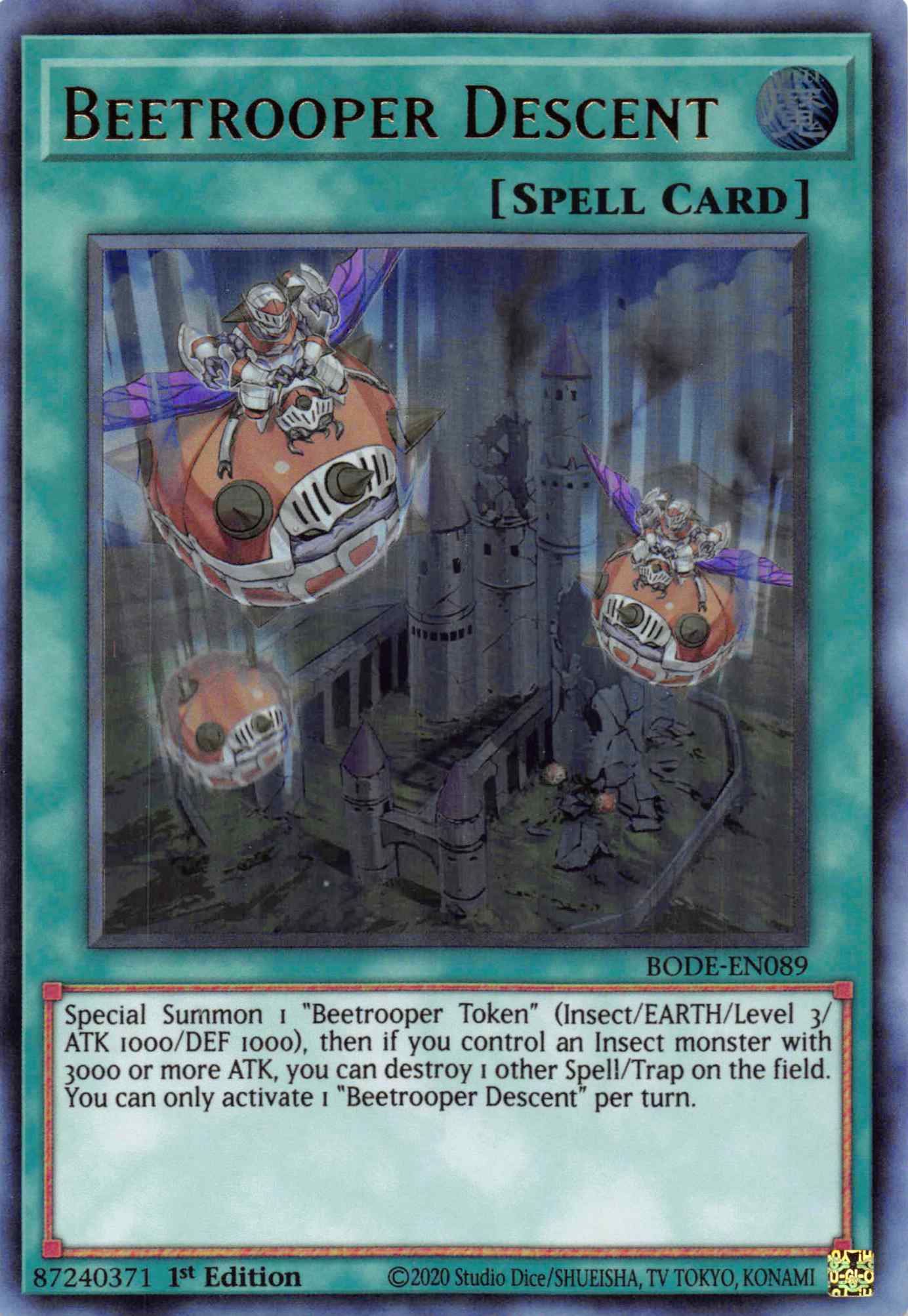 Beetrooper Descent [BODE-EN089] Ultra Rare | Jomio and Rueliete's Cards and Comics