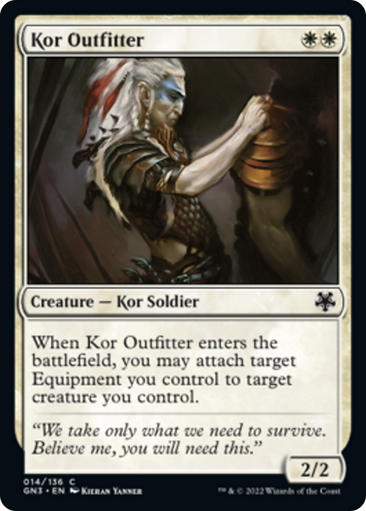 Kor Outfitter [Game Night: Free-for-All] | Jomio and Rueliete's Cards and Comics