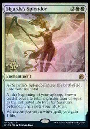 Sigarda's Splendor [Innistrad: Midnight Hunt Prerelease Promos] | Jomio and Rueliete's Cards and Comics