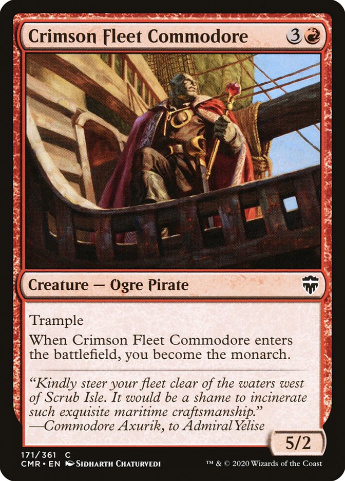 Crimson Fleet Commodore [Commander Legends] | Jomio and Rueliete's Cards and Comics
