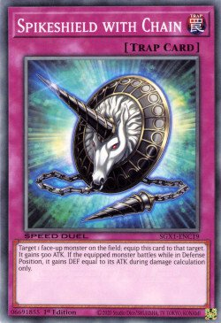 Spikeshield with Chain [SGX1-ENC19] Common | Jomio and Rueliete's Cards and Comics