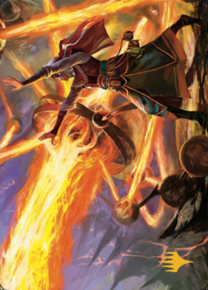 Ghitu Amplifier Art Card (Gold-Stamped Signature) [Dominaria United Art Series] | Jomio and Rueliete's Cards and Comics