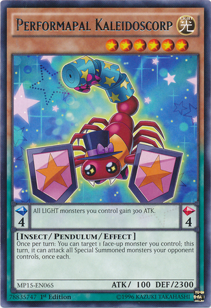 Performapal Kaleidoscorp [MP15-EN065] Rare | Jomio and Rueliete's Cards and Comics