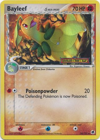 Bayleef (26/101) (Delta Species) (Stamped) [EX: Dragon Frontiers] | Jomio and Rueliete's Cards and Comics