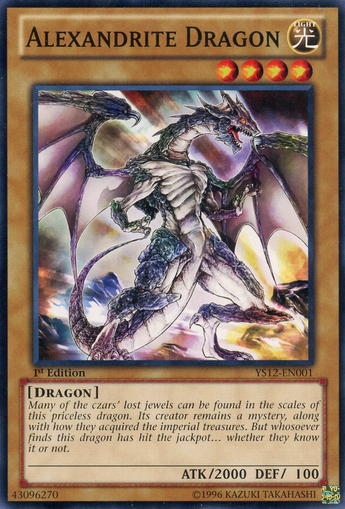 Alexandrite Dragon [YS12-EN001] Common | Jomio and Rueliete's Cards and Comics