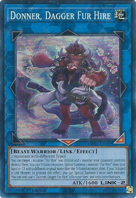 Donner, Dagger Fur Hire [DABL-EN049] Super Rare | Jomio and Rueliete's Cards and Comics