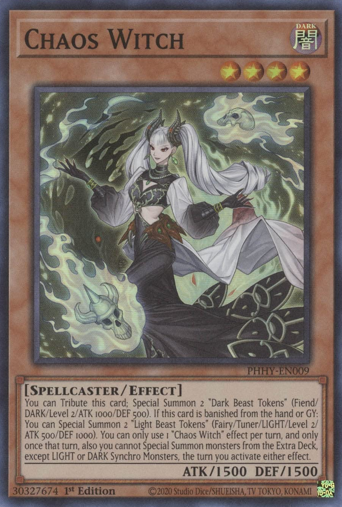 Chaos Witch [PHHY-EN009] Super Rare | Jomio and Rueliete's Cards and Comics