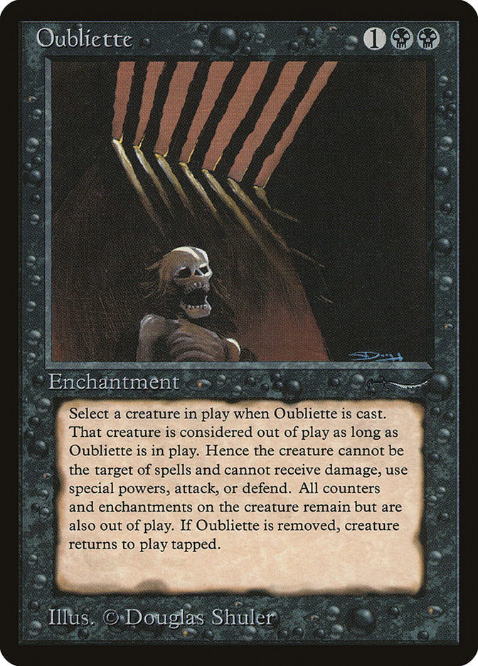 Oubliette (Light Mana Cost) [Arabian Nights] | Jomio and Rueliete's Cards and Comics