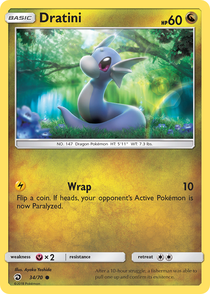 Dratini (34/70) [Sun & Moon: Dragon Majesty] | Jomio and Rueliete's Cards and Comics