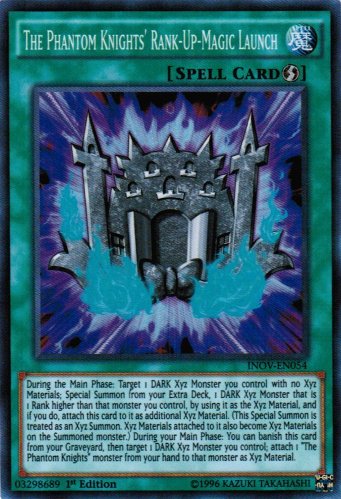 The Phantom Knights' Rank-Up-Magic Launch [INOV-EN054] Super Rare | Jomio and Rueliete's Cards and Comics