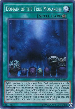 Domain of the True Monarchs [OP03-EN010] Super Rare | Jomio and Rueliete's Cards and Comics