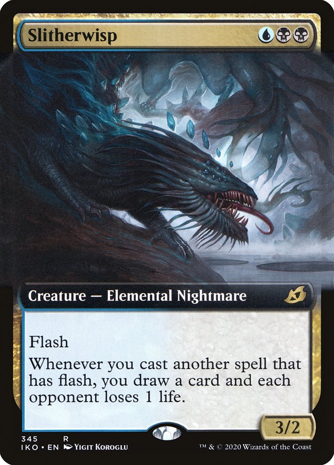 Slitherwisp (Extended Art) [Ikoria: Lair of Behemoths] | Jomio and Rueliete's Cards and Comics
