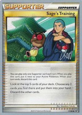 Sage's Training (77/90) (Reshiphlosion - Christopher Kan) [World Championships 2011] | Jomio and Rueliete's Cards and Comics