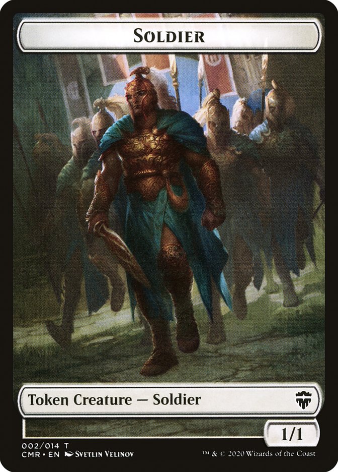 Soldier Token [Commander Legends Tokens] | Jomio and Rueliete's Cards and Comics