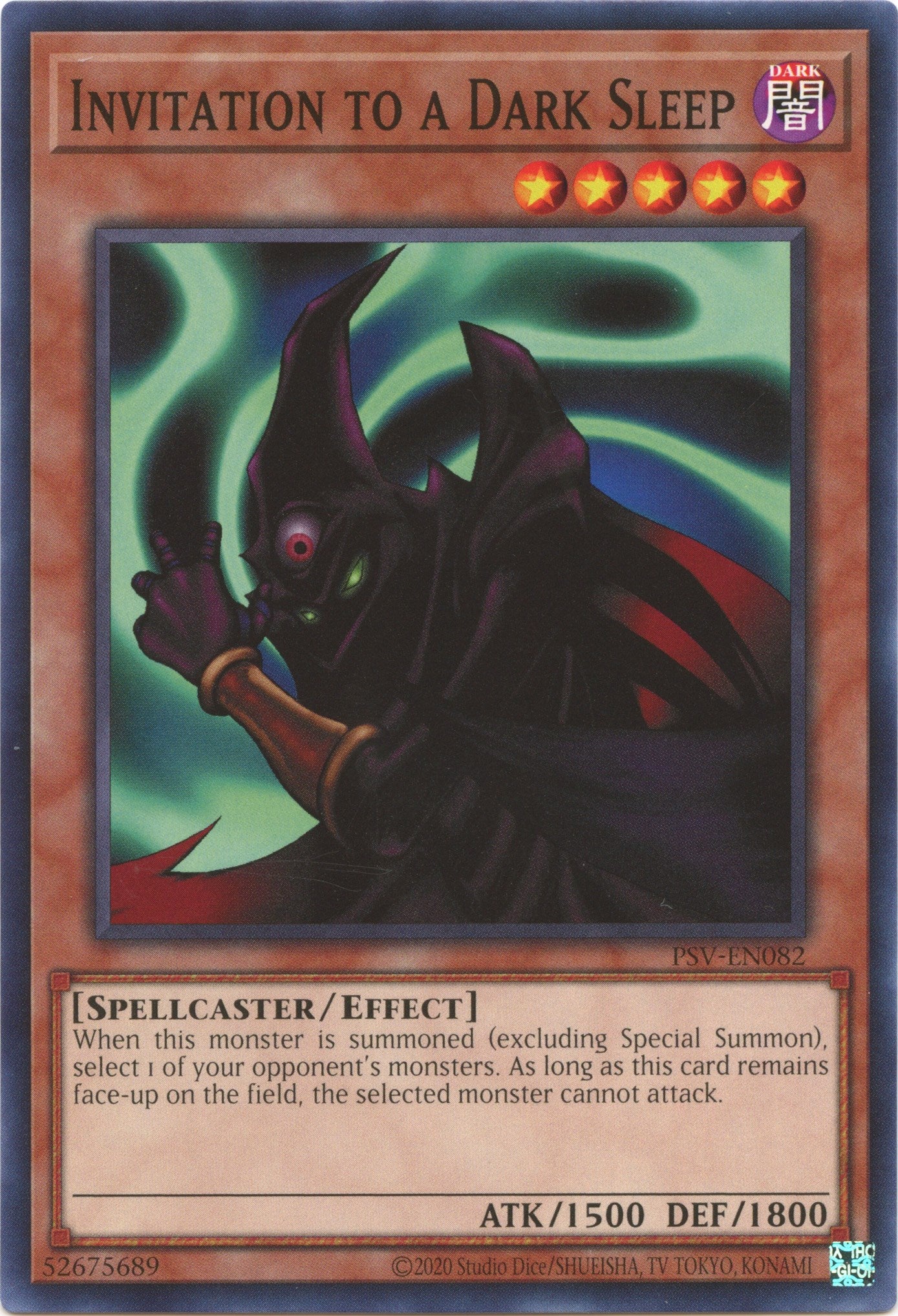 Invitation to a Dark Sleep (25th Anniversary) [PSV-EN082] Common | Jomio and Rueliete's Cards and Comics